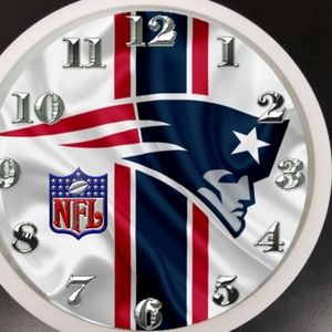 New England Patriots led lights clock